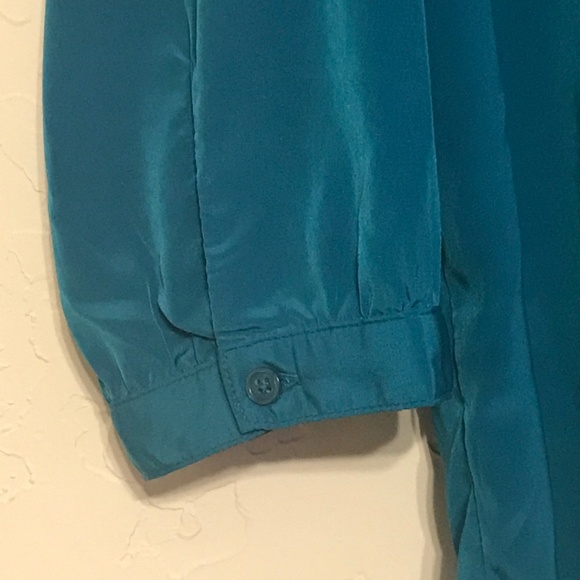 OLD NAVY Turquoise Modern Blouse - Picture 5 of 5